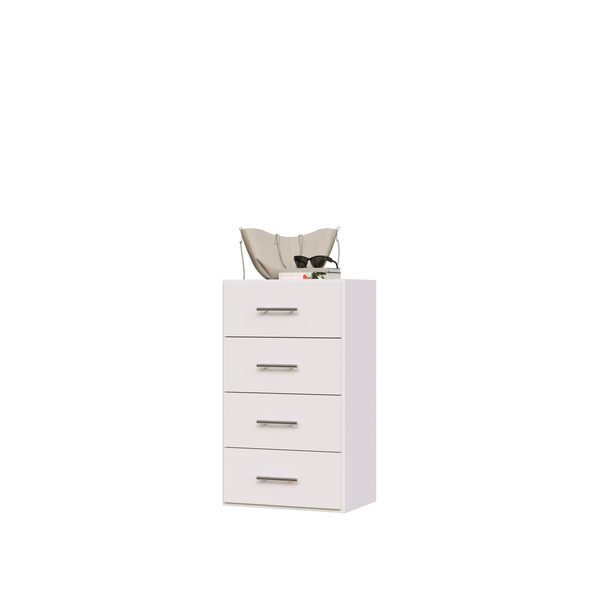 4 Drawer Short Tower for Closets | Modular Closets