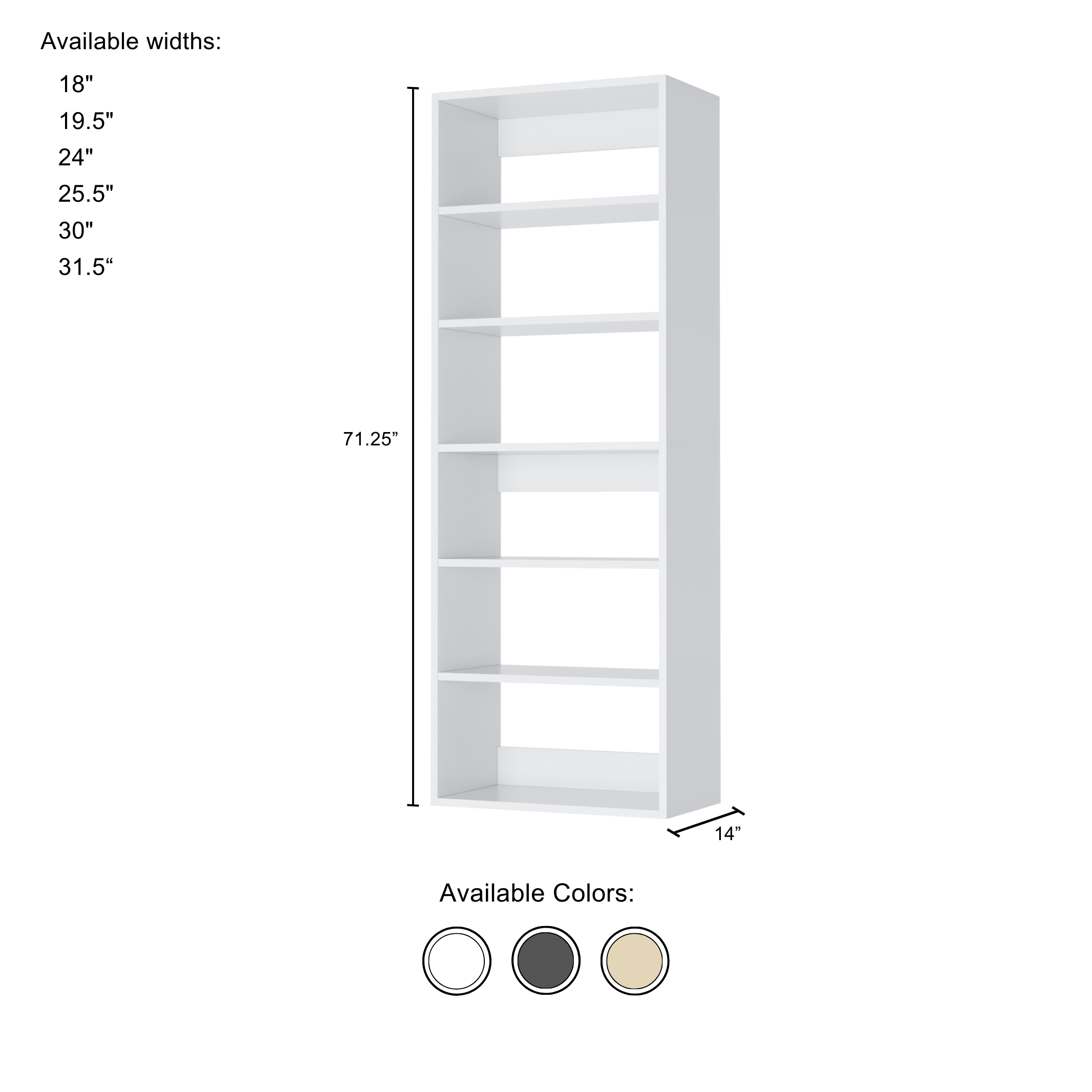 Tower shelf deals