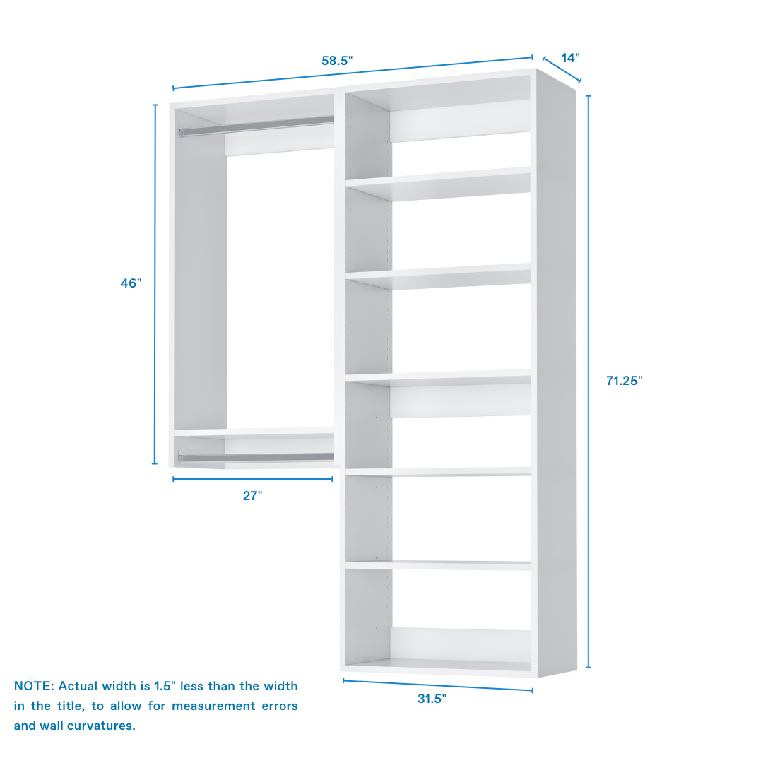 Complete Compact Closet Kit
