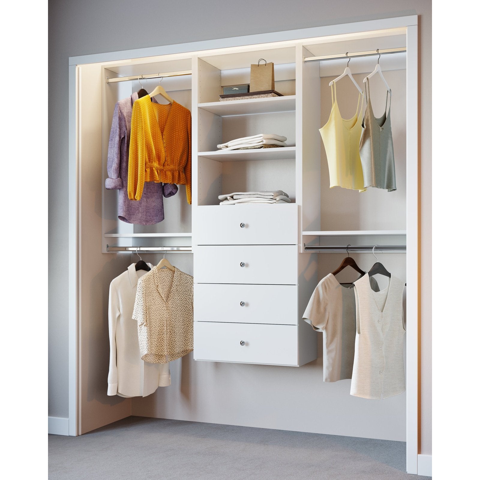 French Cleat Modular Closet System