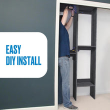 Slanted (4 Shelves) Grey DIY Install ab_test