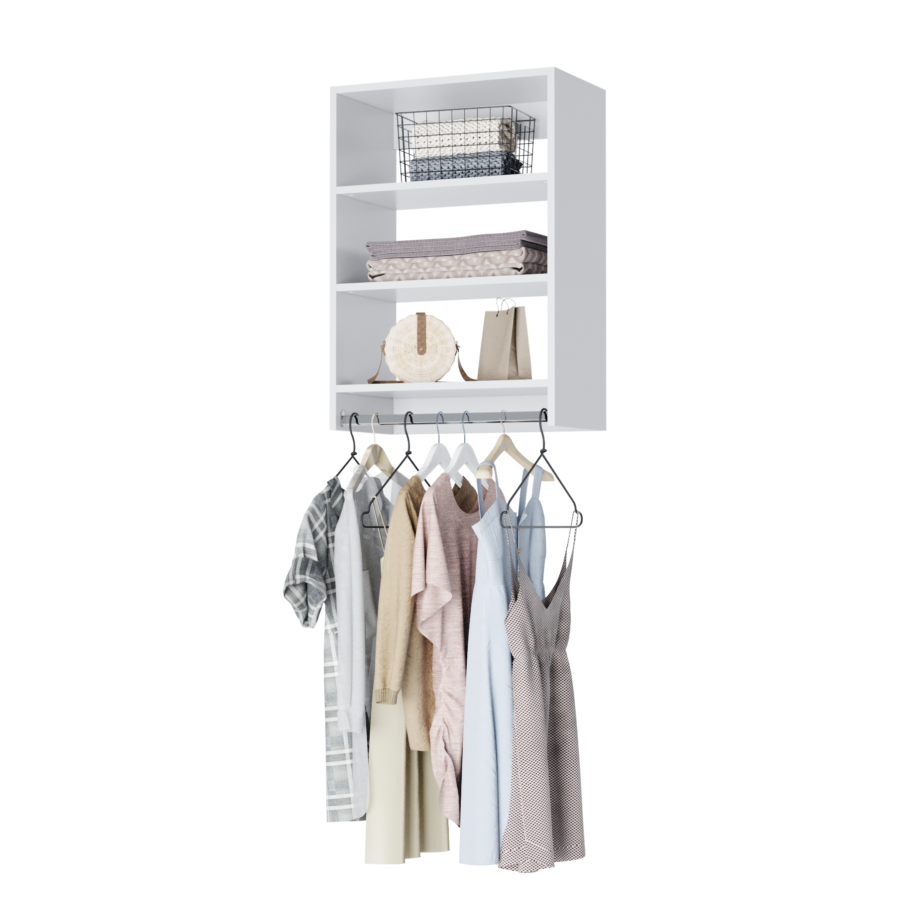 Hanger shelf for discount closet